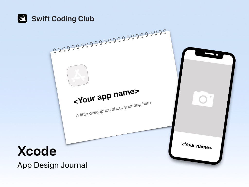 image of the cover of the Xcode App Design Journal